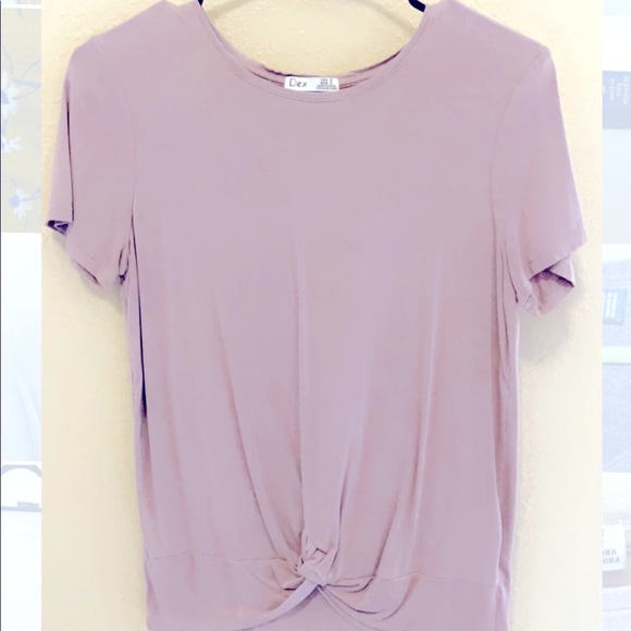 Tops - Light pastel purple top.